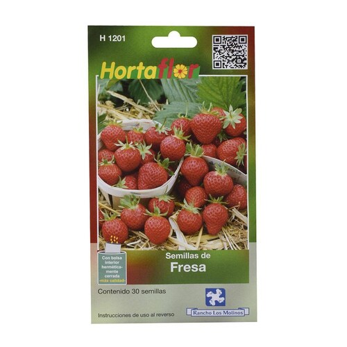 SEMILLAS DE FRESAS 30 SEMILLAS HORTAFLOR 