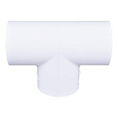 CONEXIÓN T DE PVC DE 1 X 1/2 PULGADA BLANCO DURA 