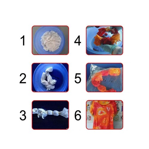 Set Pinturas Textil en Polvo 3 Colores TIE DYE J-065 Purpura