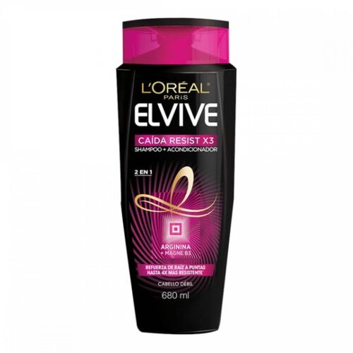 Shampoo Caida Resist X3 2 en 1 680 ml 