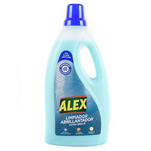 Limpiador Y Abrillantador Para Pisos Azul De 2 L 