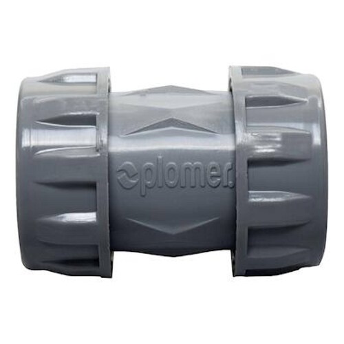 Acople De Compresión Para Tuberías 1 Pulgada Gris Plomer 