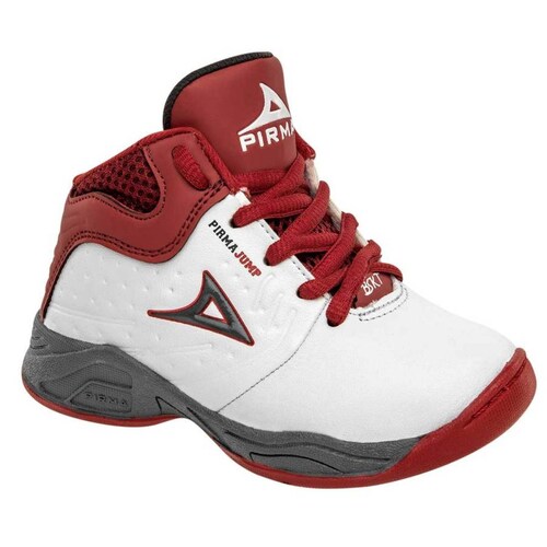 Pirma Hombre Basketball Tenis Pirma Blancos Con Azul Pirma Tenis