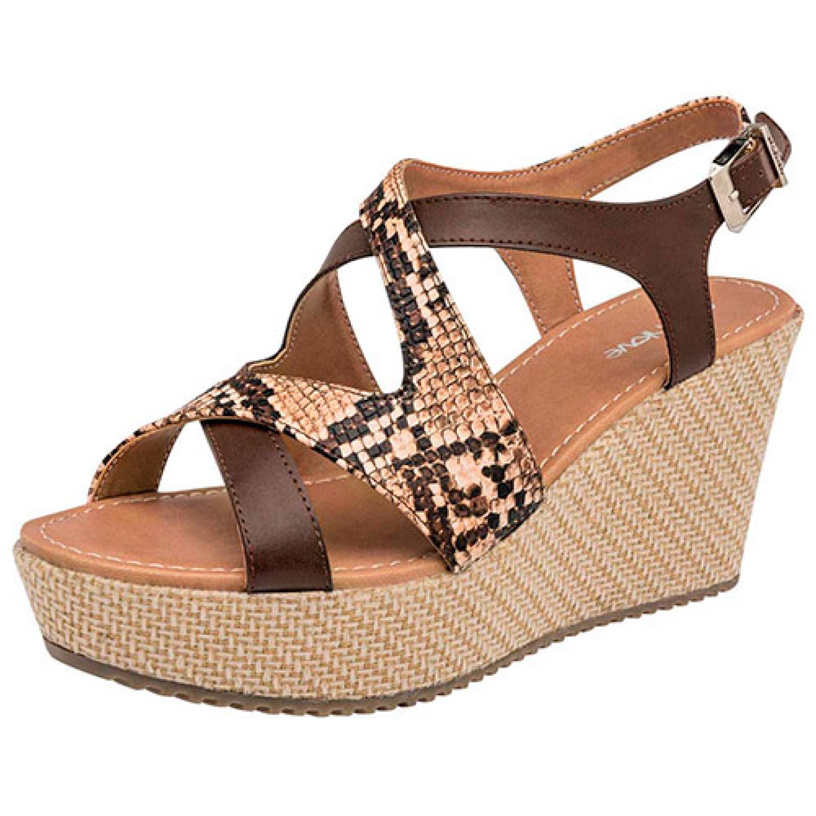 SANDALIA Green Love 90061 Color CAFÃ‰ MUJER TX1