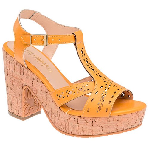 SANDALIA Liah Lombardi 520 Color AMARILLO MUJER TX1
