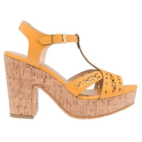SANDALIA Liah Lombardi 520 Color AMARILLO MUJER TX1