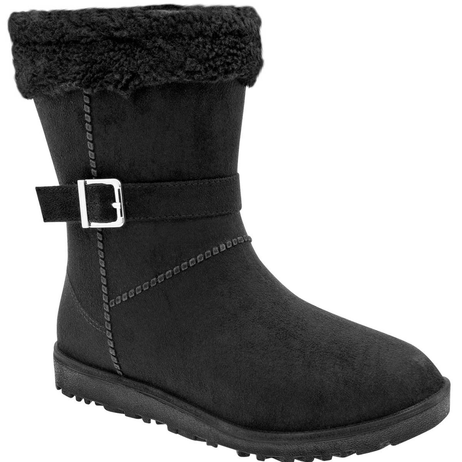 Bota para mujer top moda 109 color negro tx1 - Sears