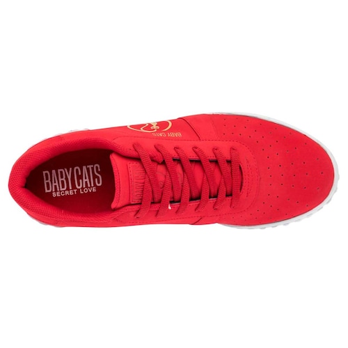 TENIS URBANO BABY CATS 2453212 Color Rojo para Mujer Tx2