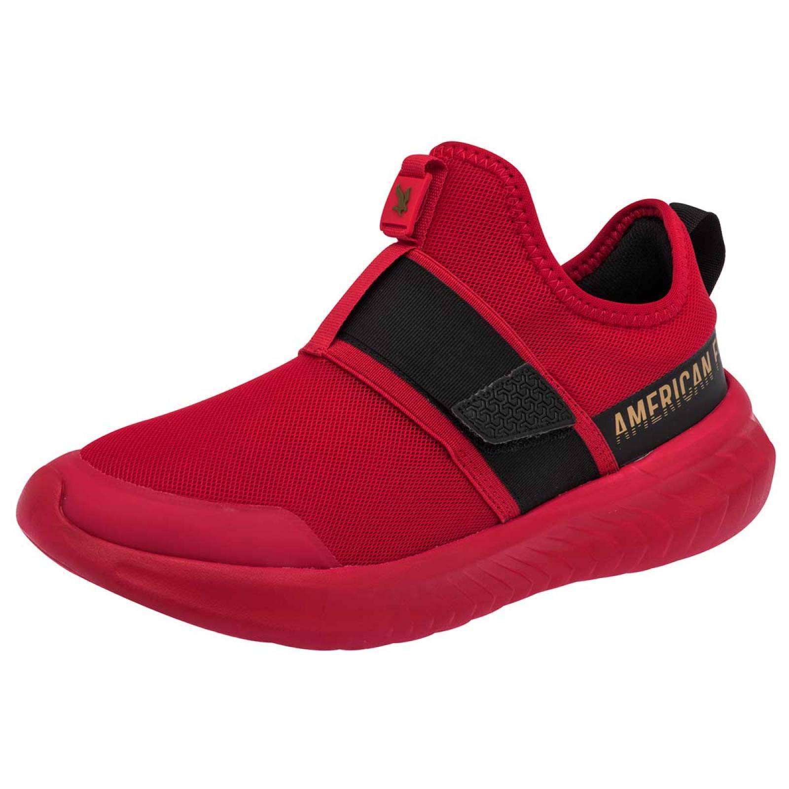 TENIS URBANO AMERICAN FIRE A39 Color Rojo para Hombre Tx3