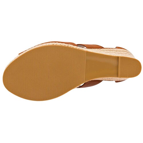 SANDALIA Dcristian 824 Color CAMEL PARA Mujer Tx4