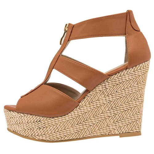 SANDALIA Dcristian 824 Color CAMEL PARA Mujer Tx4