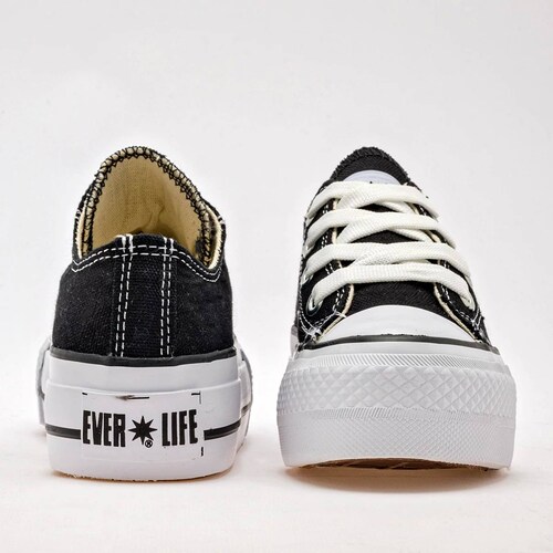 TENIS Playing 001PLATAF Color Negro PARA Mujer Tx4