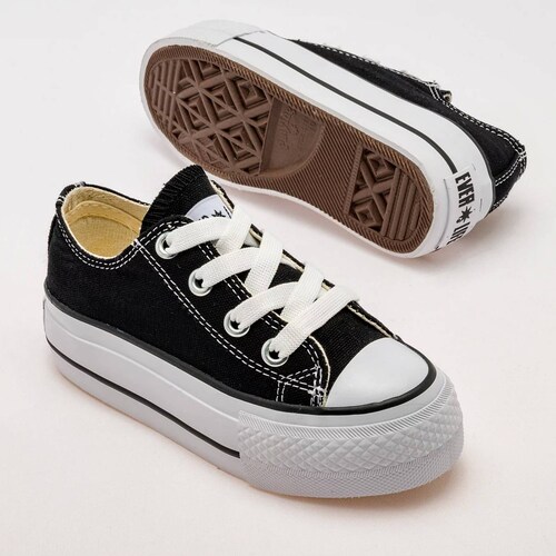 TENIS Playing 001PLATAF Color Negro PARA Mujer Tx4