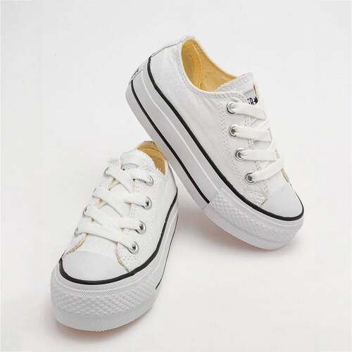 TENIS Playing 001PLATAF Color Blanco PARA Mujer Tx4