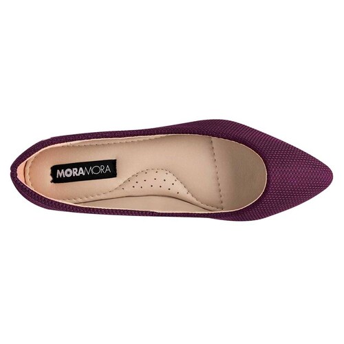 FLATS Moramora 11315602 Color Vino PARA Mujer Tx5