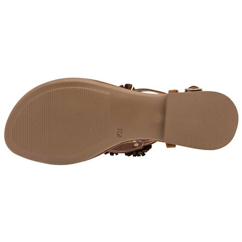 SANDALIA PATA DE GALLO SEXY GIRLS 1505 Color CAMEL PARA Mujer Tx6