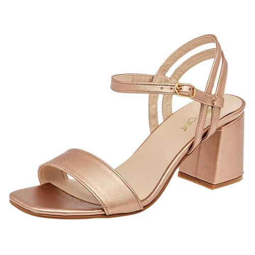 ZAPATILLA DE TIRILLAS Moramora 1454609 Color Oro PARA Mujer Tx6