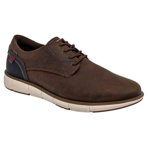 ZAPATO CASUAL Negro total 7151 Color Cafe PARA Hombre Tx6