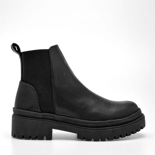 BOTA CHUNKY CON ELASTICO D. k. ch. ESME02 Color Negro PARA Mujer Tx7