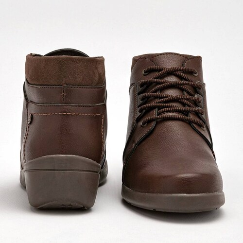 BOTIN CON AGUJETAS Etnia 9424 Color Cafe PARA Mujer Tx7