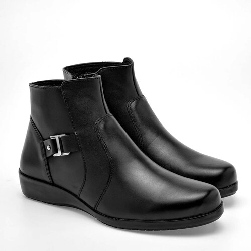 BOTIN CON CIERRE Y HEBILLA Green love 93200 Color Negro PARA Mujer Tx7