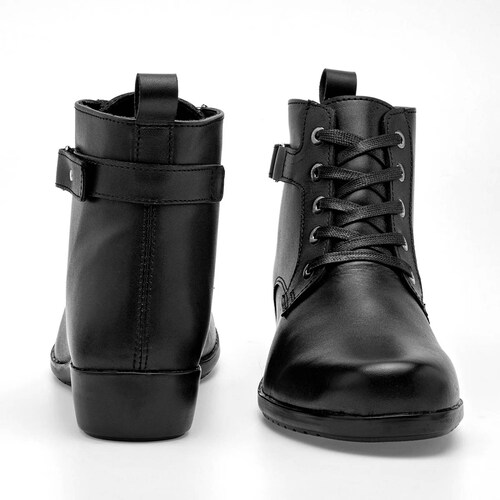 BOTIN CON AGUJETAS Y HEBILLA Green love 93201 Color Negro PARA Mujer Tx7