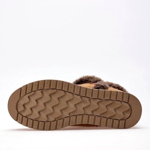 BOTA CON PELUCHE GAMUZA Rojo cereza 7018 Color CAMEL PARA Mujer Tx7