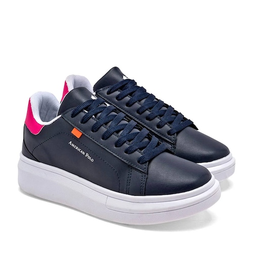TENIS CHUNKY American polo 2549 Color Marino PARA Mujer Tx7