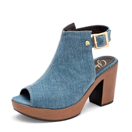 ZAPATILLA BOCA DE PESCADO DE HEBILLA Giland 9001 Color Azul PARA Mujer Tx7