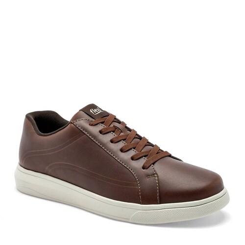 ZAPATO CASUAL Flexi 415301 Color Cafe PARA Hombre Tx7