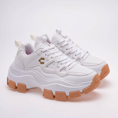TENIS ESCOLAR CHUNKY Charly 1059406002 Color Blanco PARA Mujer Tx7