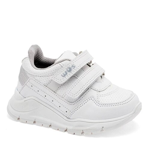 TENIS ESCOLAR UNISEX Wos 8170101 Color Blanco PARA Niño Tx7