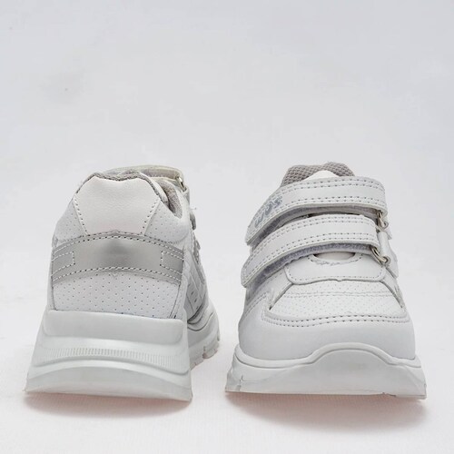 TENIS ESCOLAR UNISEX Wos 8170101 Color Blanco PARA Niño Tx7
