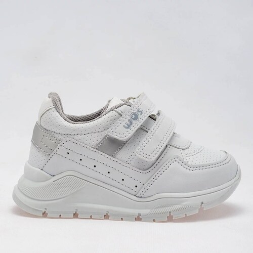TENIS ESCOLAR UNISEX Wos 8170101 Color Blanco PARA Niño Tx7