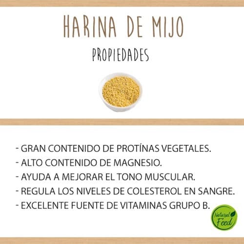 Harina De Mijo Sin Gluten U MIX Costal de 25 KG Premium
