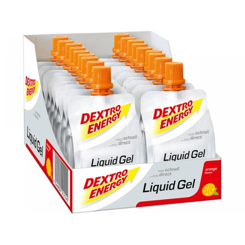 Dextro Energy Liquid Gel 60ml, Gel Con Carbohidratos 18pz Orange