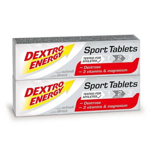 Dextro Energy Sport Tablets Pastilla De Dextrosa Duopack 6