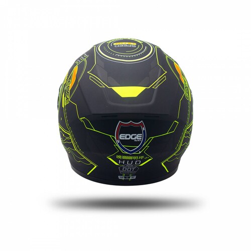 CASCO INTEGRAL EDGE   HUB   Visor ANTIVAHO Certificado DOT 