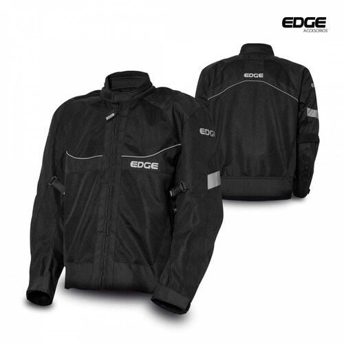 EDGE   CHAMARRA CON PROTECCIONES   Diferentes tallas Color NEGRA