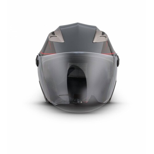 Casco Motocicleta Abierto Semi Integral Marca Edge   Jaguar  