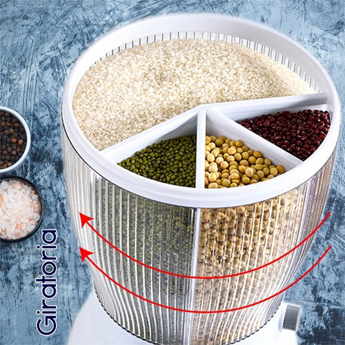 RD ROYAL COOK Dispensador de Semillas Granos Y Alimentos Secos
