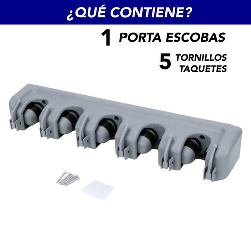 CHIC FANTASY Organizador de escobas Colgante de escobas organizador de pared y clóset