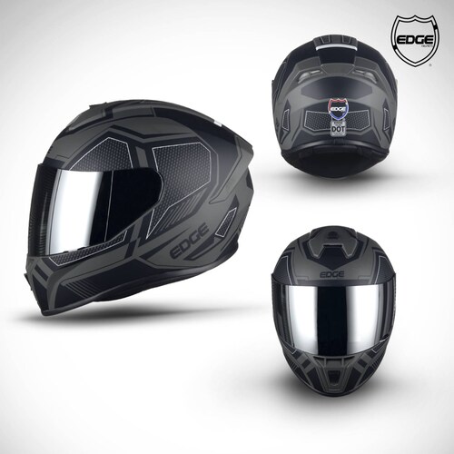 CASCO EDGE INTEGRAL ZOOM VISOR ESPEJO