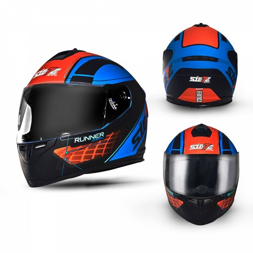 Casco Integral Completo marca SIETE modelo RUNNER SHARK