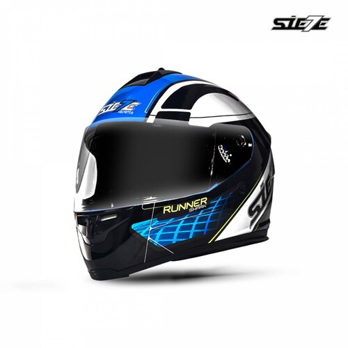 Casco Integral Completo marca SIETE modelo RUNNER SHARK
