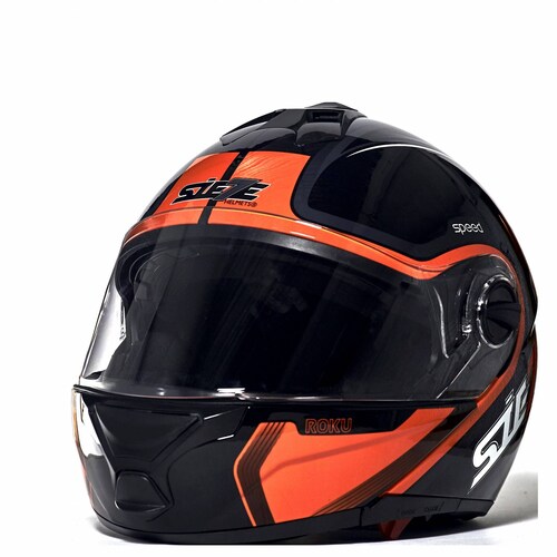 CASCO Motocicleta MODULAR ABATIBLE Marca SIETE   ROKU SPEED   FLIP UP Visor Doble