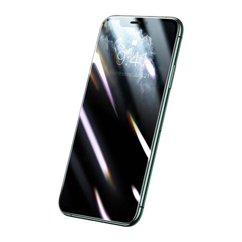 Mica iPhone XS / X / 11 Pro Baseus Compuesto Plástico Anti Rotura de Privacidad 