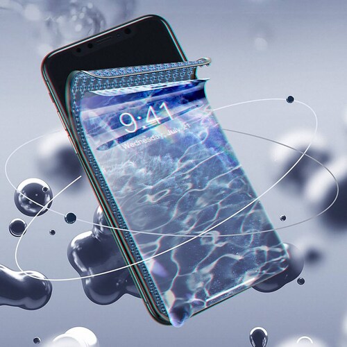 Mica iPhone XS / X / 11 Pro Baseus Compuesto Plástico Anti Rotura de Privacidad 