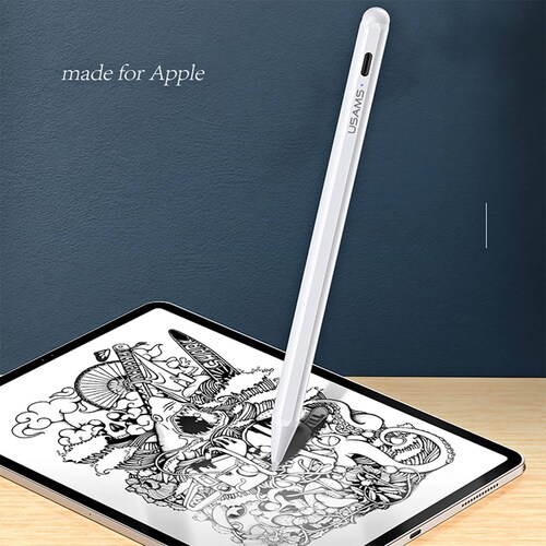 Stylus Pencil para iPad Pro Usams Punta para pantalla Touch Blanco