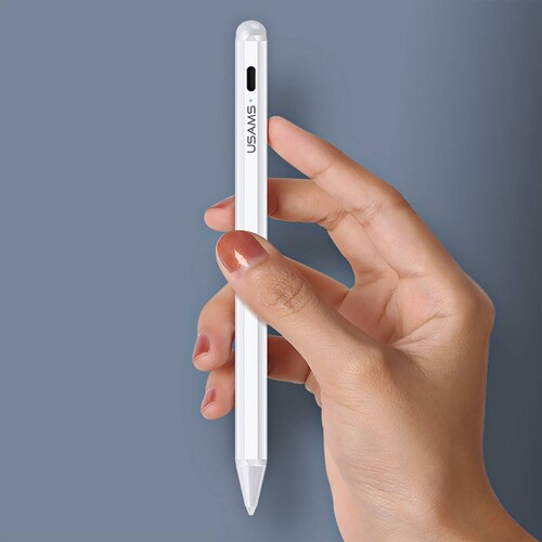 Stylus Pencil para iPad Pro Usams Punta para pantalla Touch Blanco